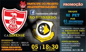Paulistão: Diretoria do Linense faz promoção de ingressos contra São Bernardo
