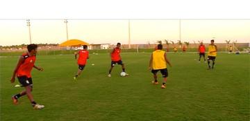 Globo treina de olho no clássico contra o América 