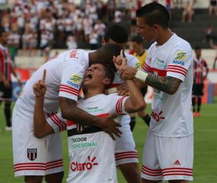Garoto Vitor, de 20 anos, marcou o primeiro gol do Botafogo contra o São Paulo. Foto: Botafogo FC - oficial