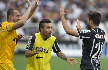 Corinthians saiu na frente com Felipe, mas Santos buscou o empate. Foto: Agência Corinthians