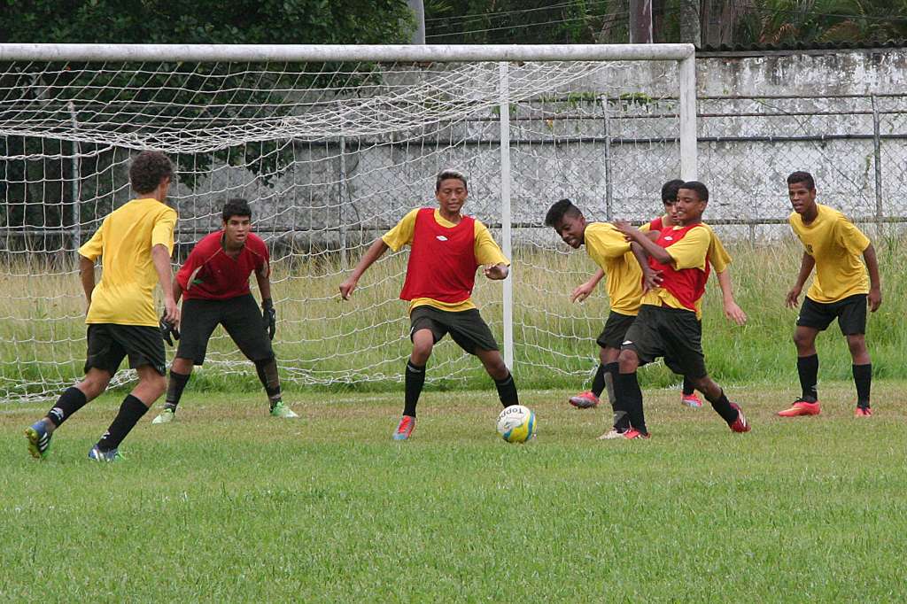 Treino do Sub-15 da Portuguesa Santista - Divulgação
