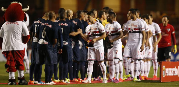 Red Bull enfrentou o São Paulo pela primeira vez. Mas no Paulistão empatou com o Corinthians e venceu o Palmeiras.