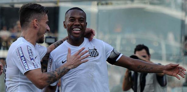 Robinho vai ter a semana toda para se recuperar de fisgada e enfrentar o São Paulo, na Vila belmiro