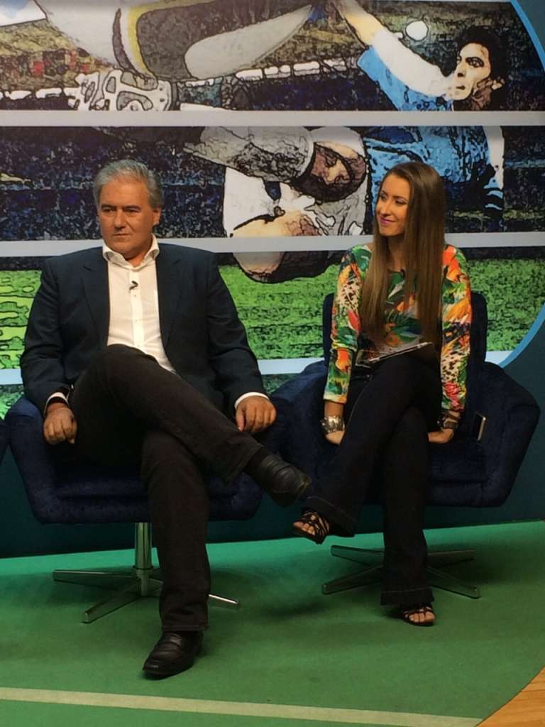 Rodolfo Kussarev esteve presente no Camarote da Rede Família