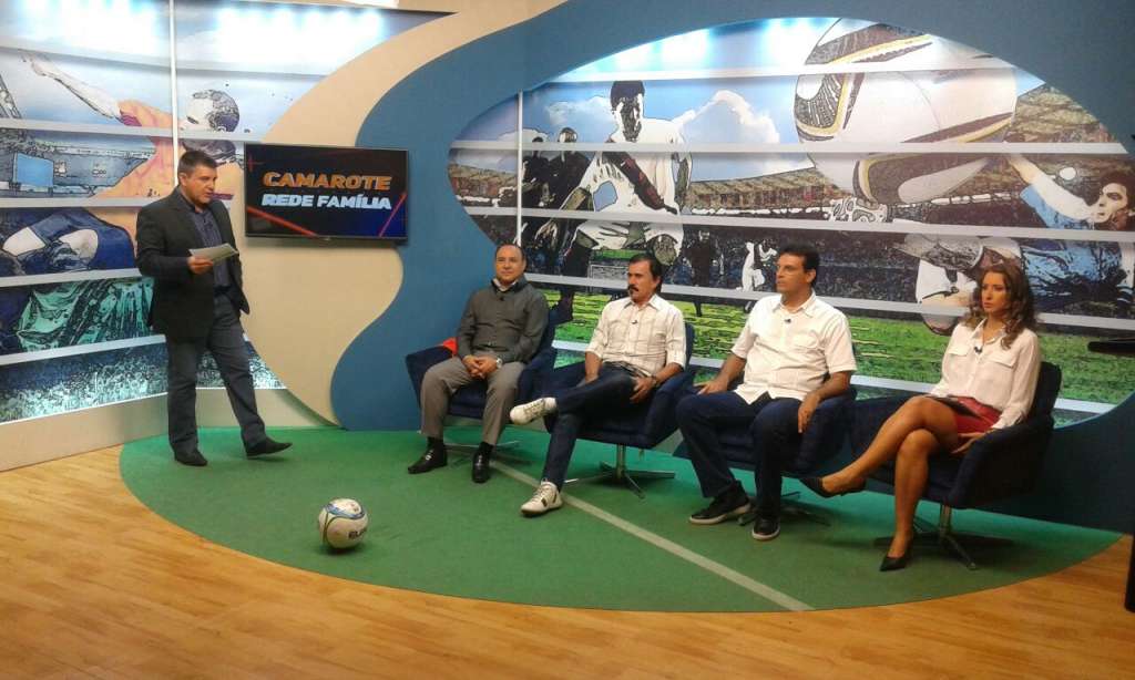 Regis Angeli, treinador do Botafogo, foi o convidado da noite do Camarote