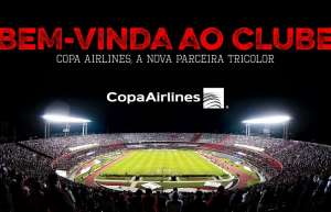 São Paulo anuncia contrato de patrocínio com Copa Airlines