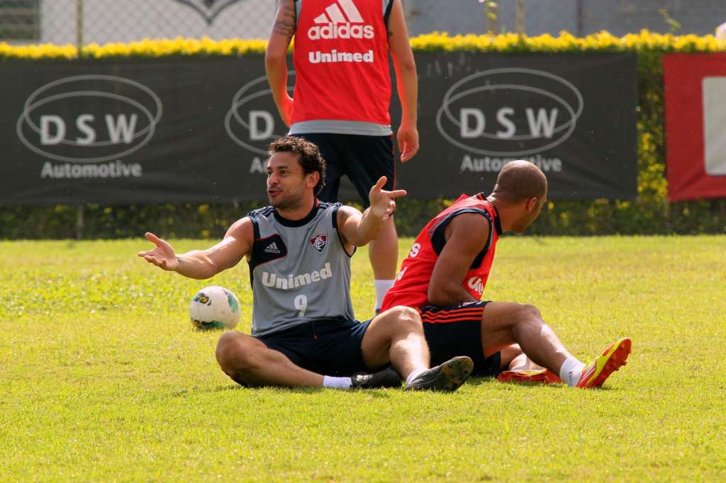 Fred não participou do treino