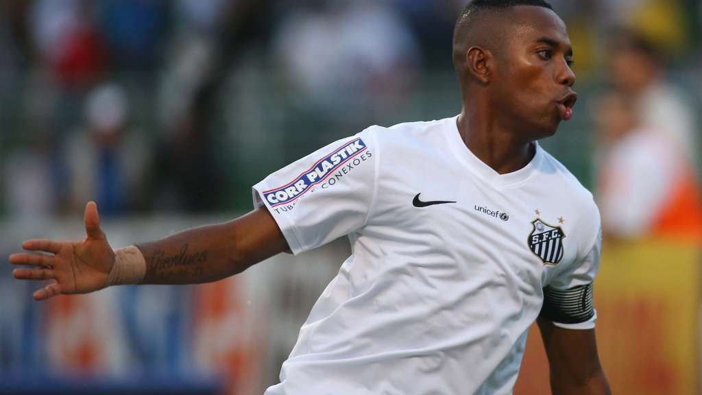Robinho deve desfalcar o Santos contra Palmeiras