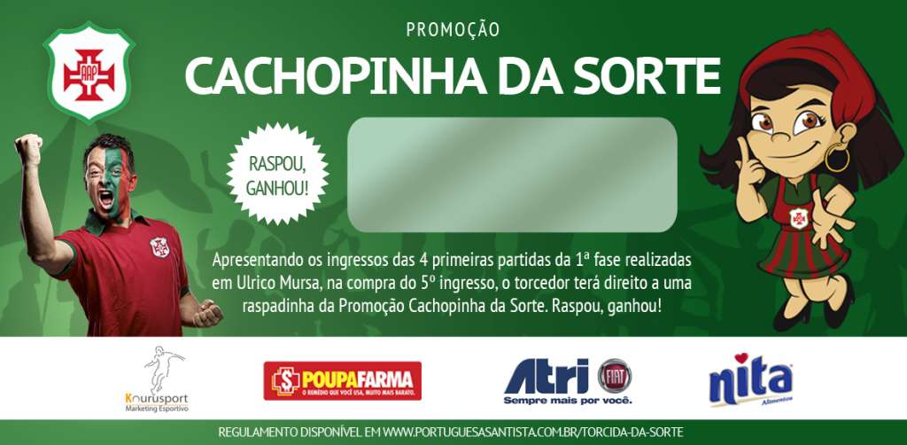 O torcedor da Briosa que assistir aos cinco primeiros jogos da 1ª fase terá direito a uma raspadinha, que dá direito a concorrer a 150 prêmios