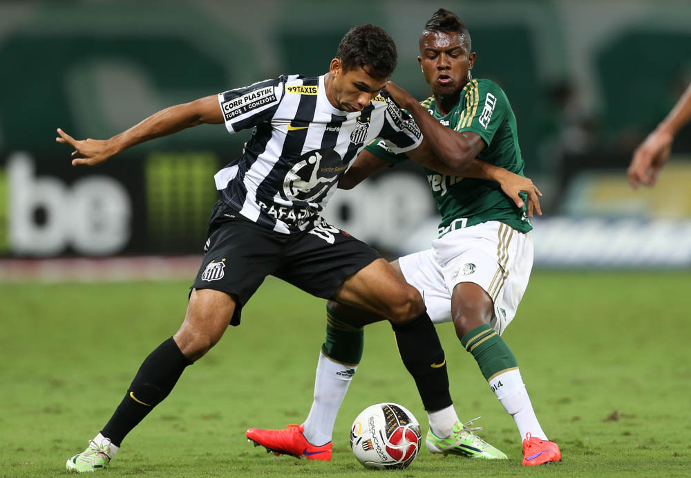 Santos segurou bem o Palmeiras neste domingo