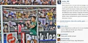 Dudu quebra o silêncio e pede desculpas à torcida do Palmeiras