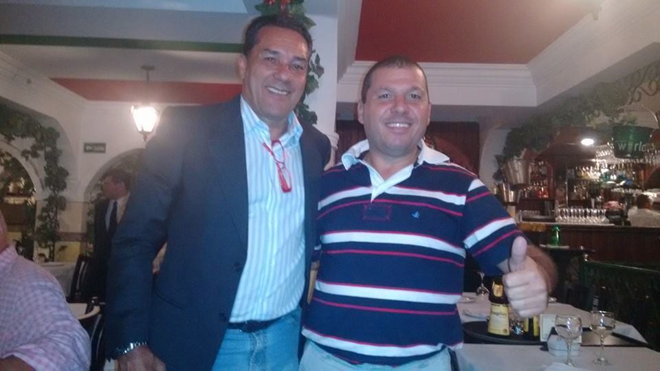 O treinador Luxemburgo com João 