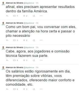 Série B: Após eliminação na Copa do Brasil, presidente pede fim do comodismo no América-MG