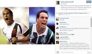 Cansado de sofrer, Edmundo fala em voltar a jogar por Palmeiras ou Vasco