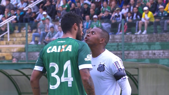 Apagado, Robinho estava claramente nervoso na partida