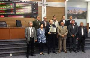 Projeto Futebol Sustentável é sucesso e dirigente Edivaldo Ferraz recebe homenagem na Câmara Municipal de Sorocaba