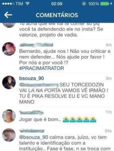 Não aprende! Meia do Vasco, Bernardo chama torcedor para briga no Instagram