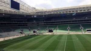 Arena do Palmeiras recupera gramado para o clássico contra o São Paulo