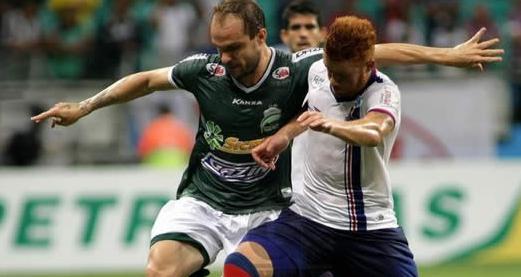 Bahia lutou até o final para vencer o Luverdense, aos 41 minutos do segundo tempo