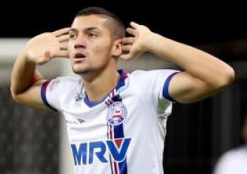 João Leonardo faz gol importante para o Bahia