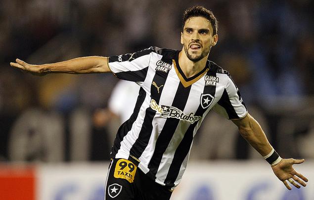 Rodrigo Pimpão: mais dois gols pelo Botafogo e ponta da artilharia com sete
