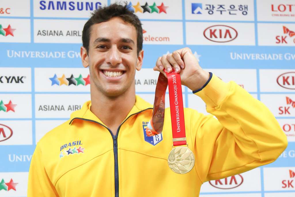 Nadador conquista primeiro outro do Brasil na competição - Marcello Zambrana/Fotojump