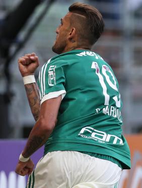 Rafael Marques, outra vez, comandou o ataque do Palmeiras Rafael Marques, outra vez, comandou o ataque do Palmeiras