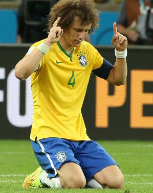 David Luiz foi ao ataque após Alemanha marcar primeiro gol