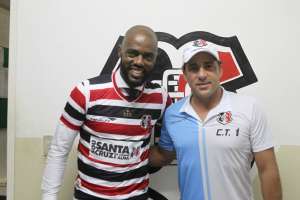 Série B: Santa Cruz corre contra o tempo para ter Grafite na próxima partida, diante do Atlético-GO