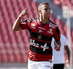 Rodrigo Bassani comemora primeiro gol do Ituano e da Copa Paulista. Foto: Ituano - Oficial