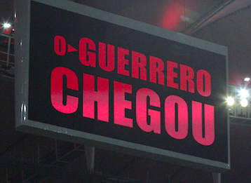 Placar festeja o matador Guerrero