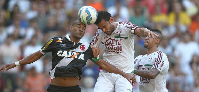 Vasco marcou bem Fred, que deixou o campo irritado e xingando repórteres