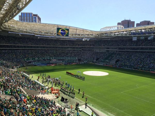 Torcida do Palmeiras lotou, mais uma vez, o Allianz Parque mas desta vez não saiu feliz