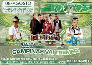 Principal torcida do Guarani, Fúria Independente promove festa dos 20 anos neste sábado