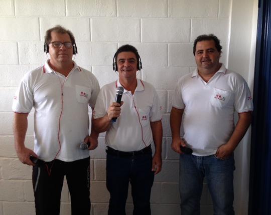 Equipe de Toninho Silva da Rádio Bebedouro