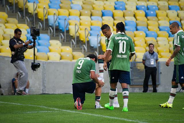 Cícero marcou o primeiro gol do Fluminense na partida