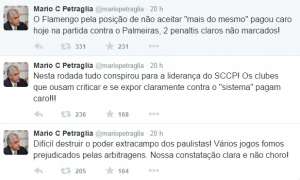 Presidente do Atlético-PR critica arbitragem e diz que clubes paulistas tem 