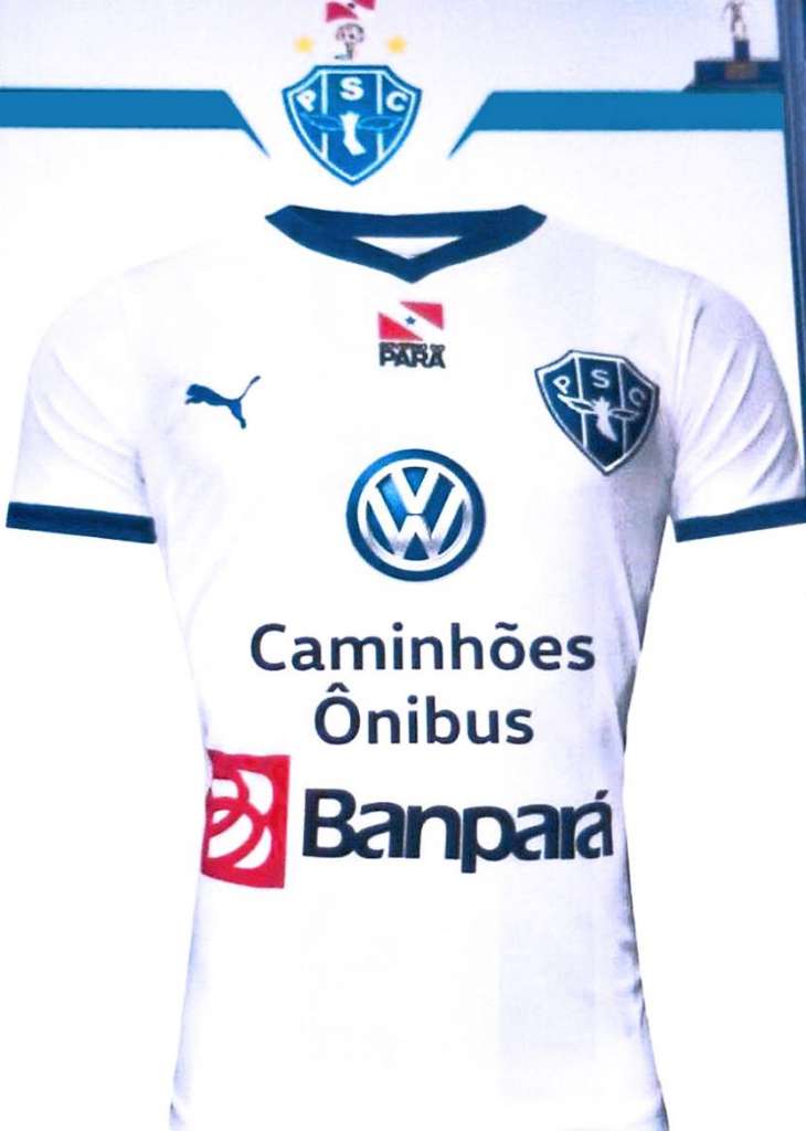 Uniforme do Paysandu com novo patrocínio da Volkswagen 