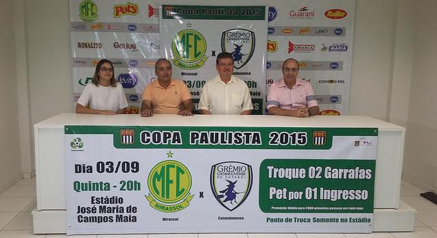 Dirigentes do Mirassol apresentam projeto 