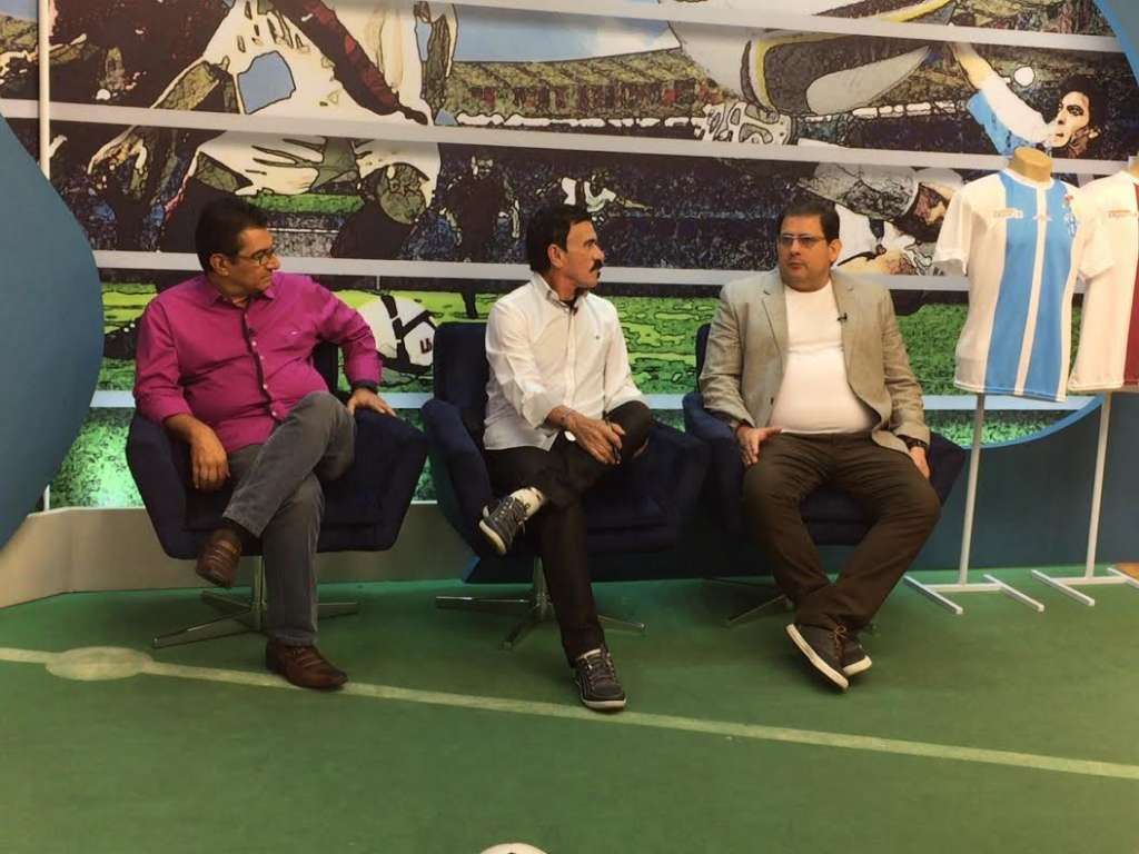 Alberto Cesar, Zenon e Guto Ferreira, os convidados do Camarote