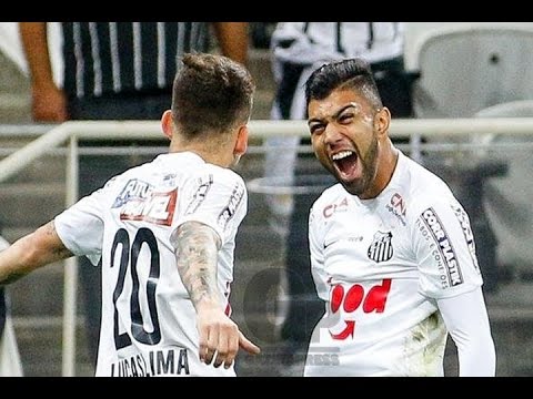 Gabriel foi decisivo na classificação do Santos ao marcar de novo contra o Corinthians