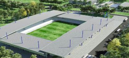 Maquete da Arena Votuporanga, que vai estar pronta para o Paulista A2