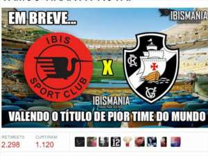 Íbis desafia o Vasco da Gama pelo título de 