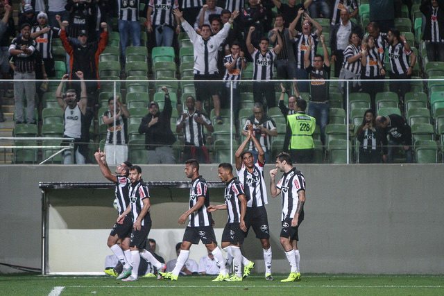 Jogadores do Atlético MG comemoram vitória contra o Avaí. - Foto: Atlético MG Oficial