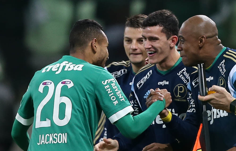 Jackson fez uma partida impecável pelo Palmeiras