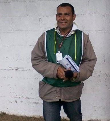 Repórter da 104 FM Marco Antônio