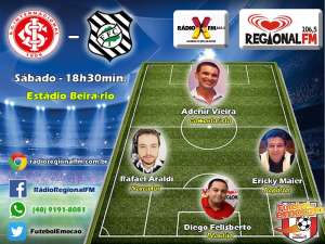 Jogos dos times catarinenses no Brasileirão serão destaques na Regional FM