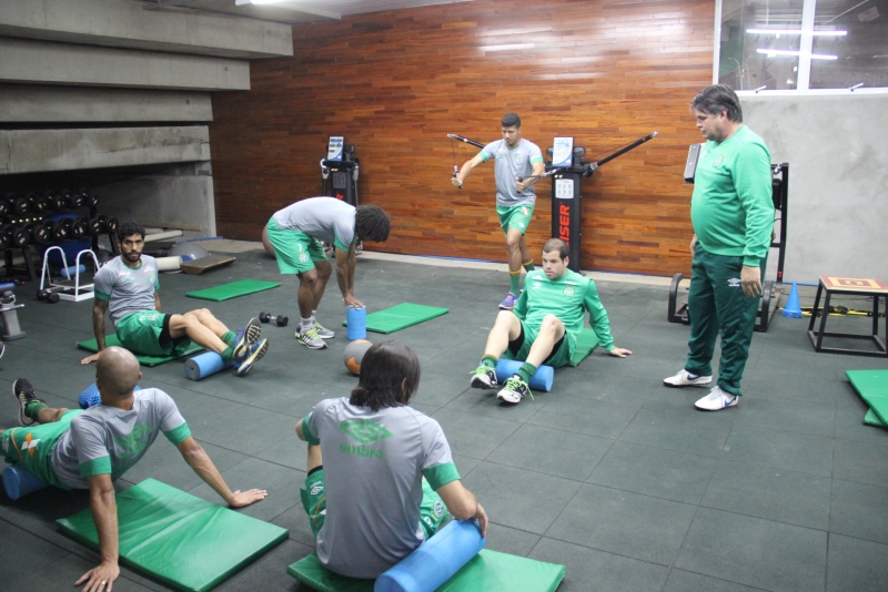 Jogadores da Chapecoense fizeram um trabalho regenerativo