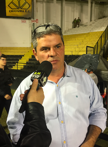 O Presidente do Luverdense, Helmute Lawisch, em entrevista após a importante vitória fora de casa.