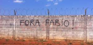 Torcedor do Cruzeiro pixa 